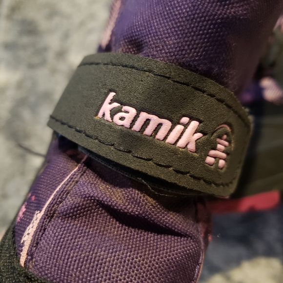 Kamik Girls Purple Snow Boots Size 12 - Picture 6 of 8